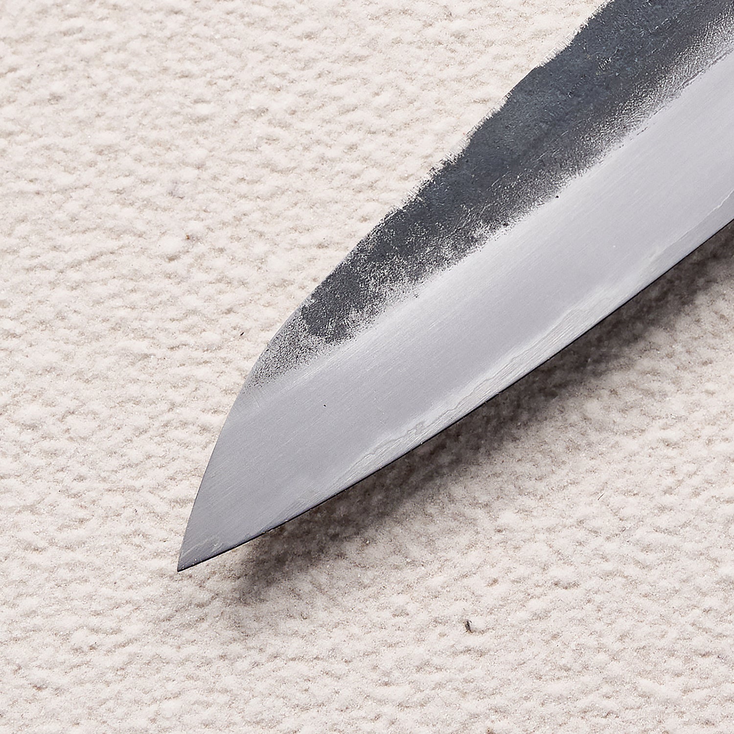 Forged Damascus Kitchen Knife with Ebony Wood Handle 黑檀锻打大马士革厨房刀
