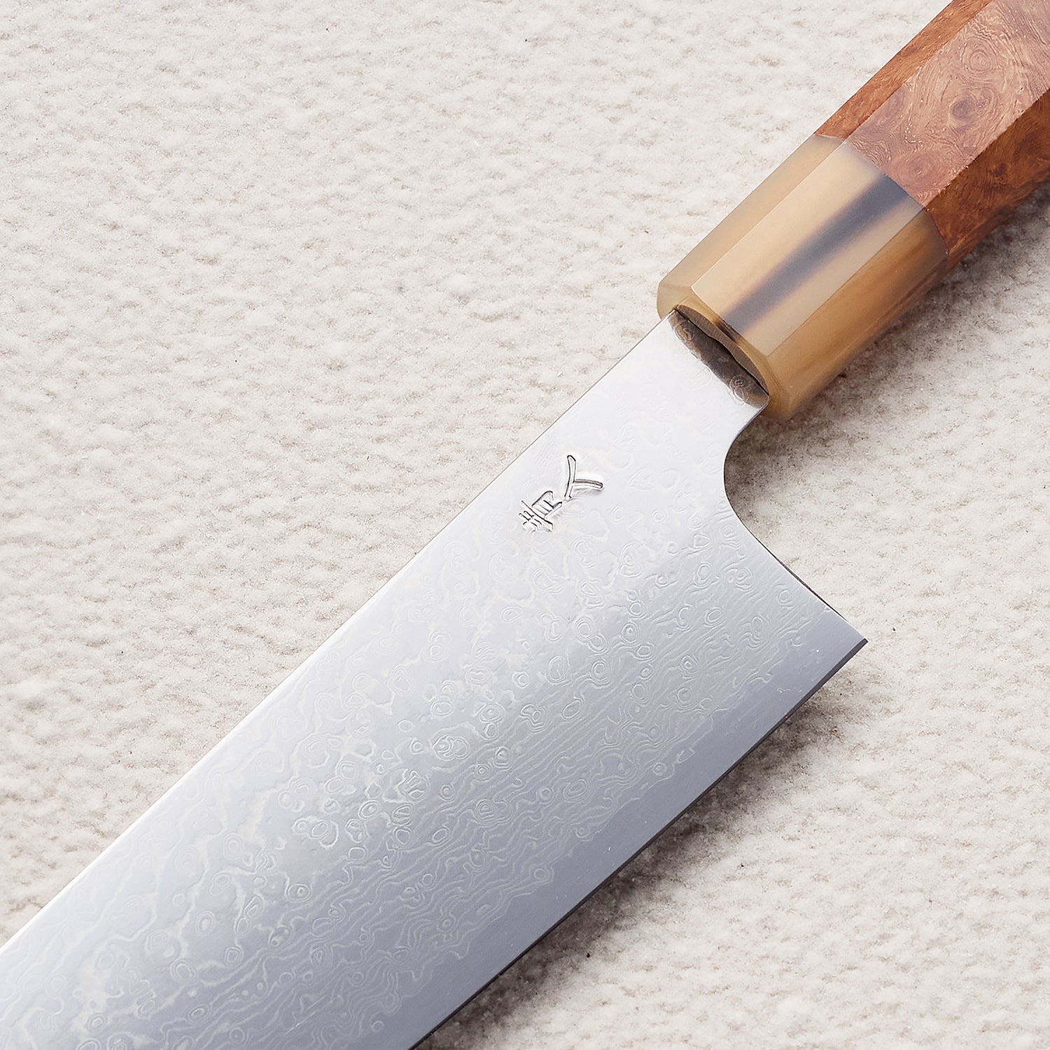 VG10 Damascus Kitchen Knife with Maple Burl Handle