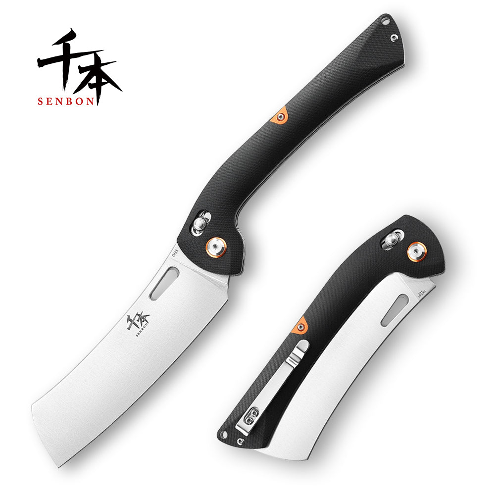 SENBON YP-01 Folding Chef Knife Outdoor Portable knife 440 steel+G10 handle