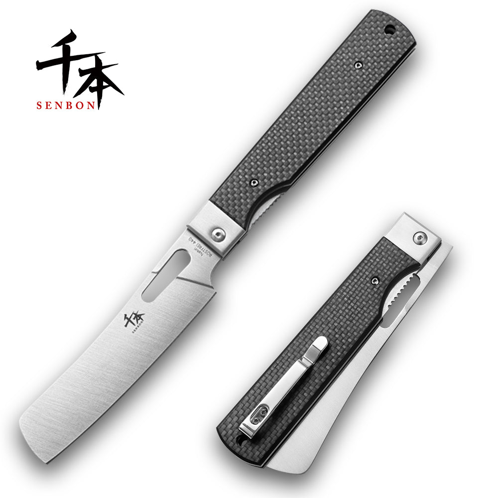 SENBON YJ-04 440 Steel+ Carbon fiber handle