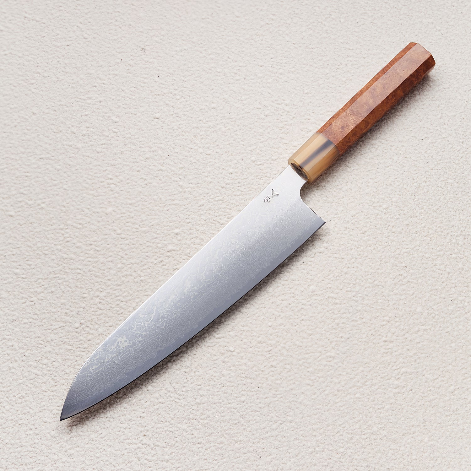 VG10 Damascus Kitchen Knife with Maple Burl Handle