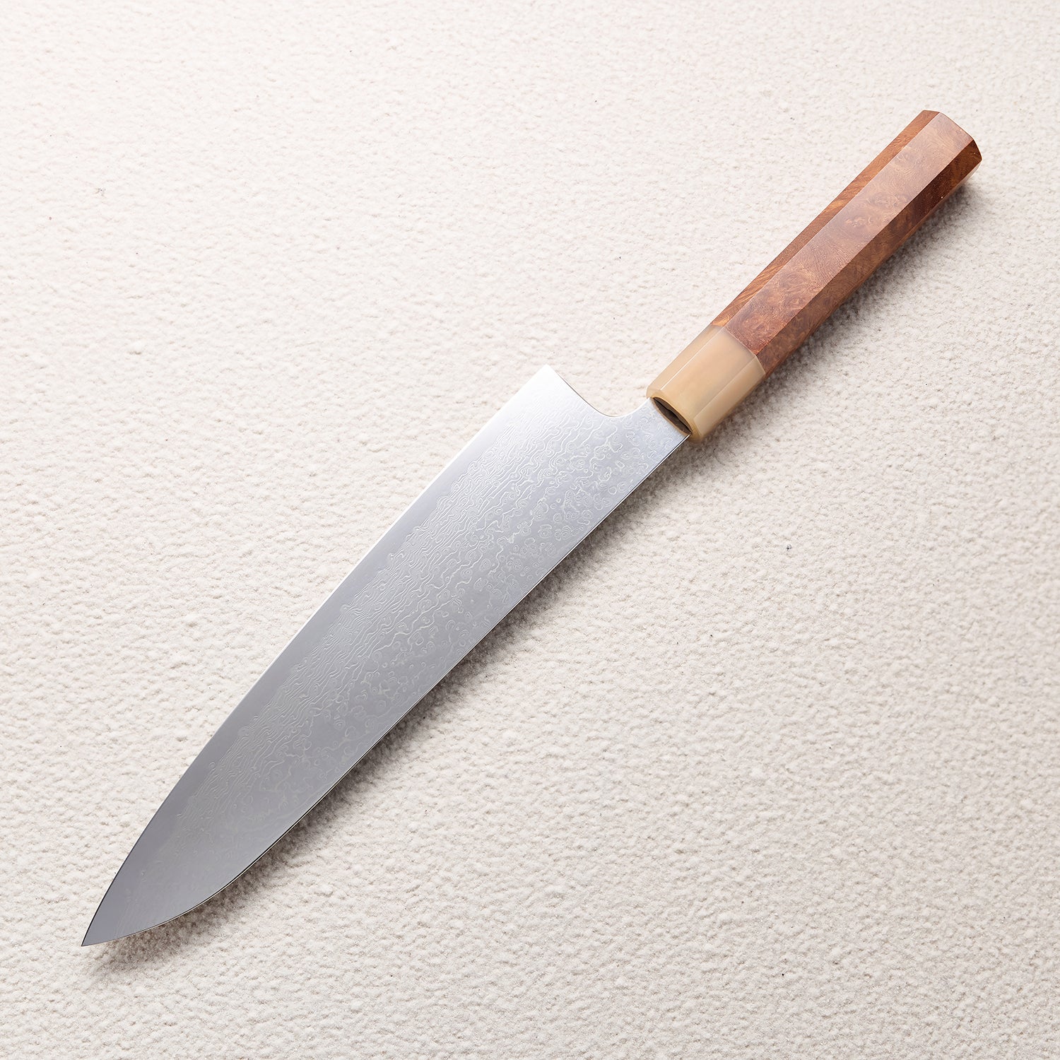 VG10 Damascus Kitchen Knife with Maple Burl Handle
