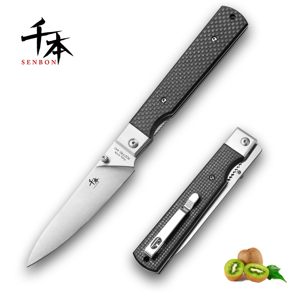SENBON YJ-04 440 Steel+ Carbon fiber handle